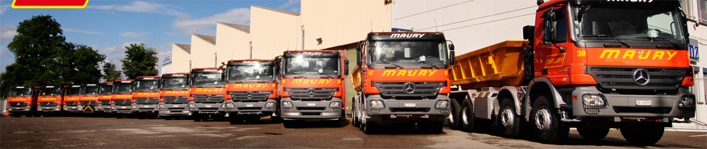 Photos des camions de MAURY Transports